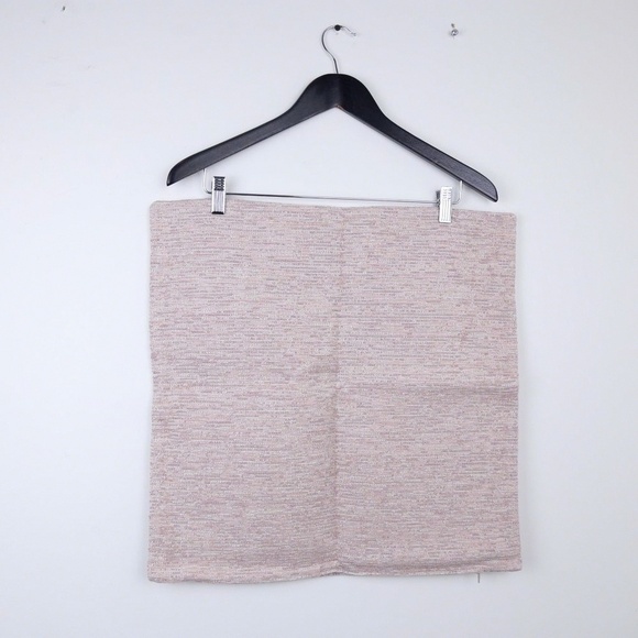 KNIT Light Dull Pink Textured Couch Sofa Pillow Sleeve Home Accents - Picture 2 of 3